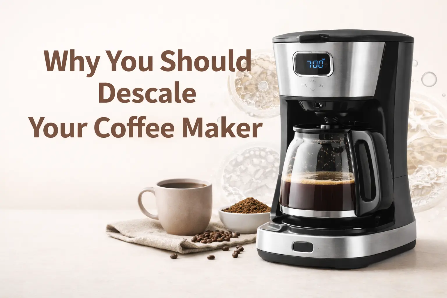 Descale Inicator Coffee Machine The Science of Clean: Why You Should Descale Your Coffee Maker