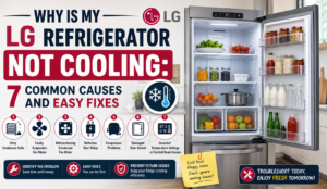 LG refrigerator not cooling properly
