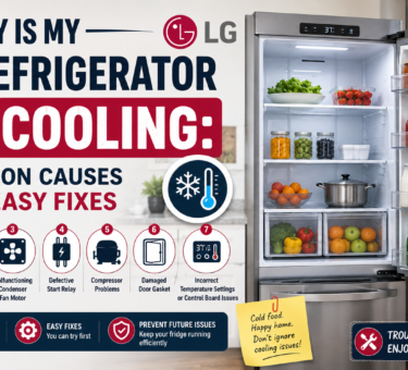 LG refrigerator not cooling properly