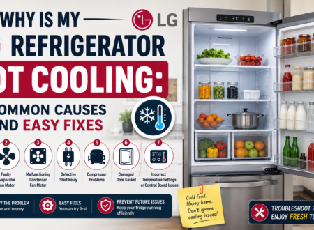 LG refrigerator not cooling properly