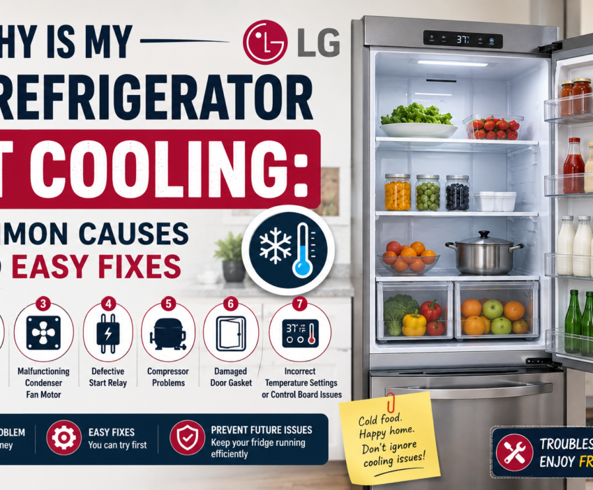 LG refrigerator not cooling properly